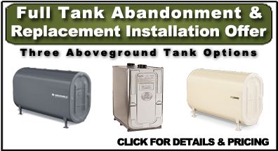 RESIDENTIAL OIL TANK SPECIALS